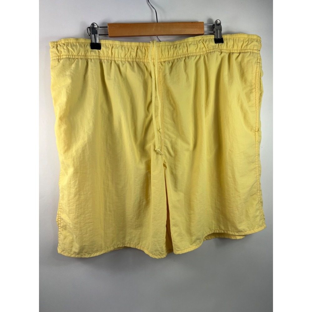 Islander‎ Swim Trunks Men's Sz XL Yellow Drawstring Pockets